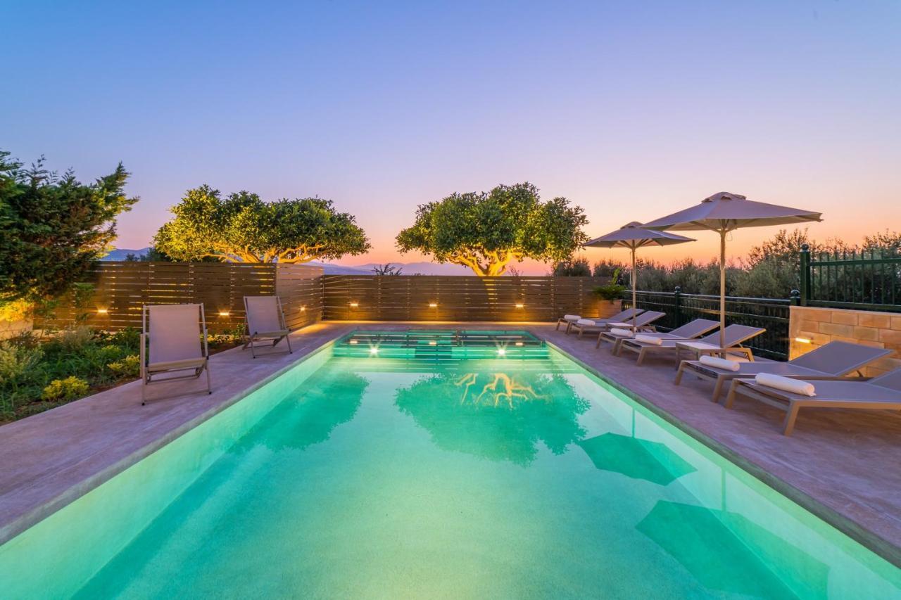 Estella Villa With Pool, Children Area, Bbq & Magnificent Views! Astérion Exterior photo