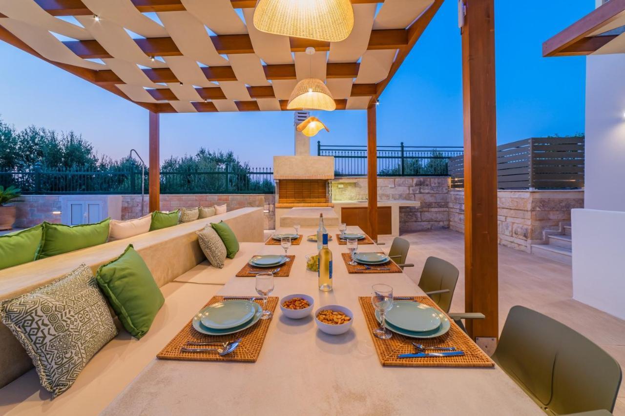 Estella Villa With Pool, Children Area, Bbq & Magnificent Views! Astérion Exterior photo
