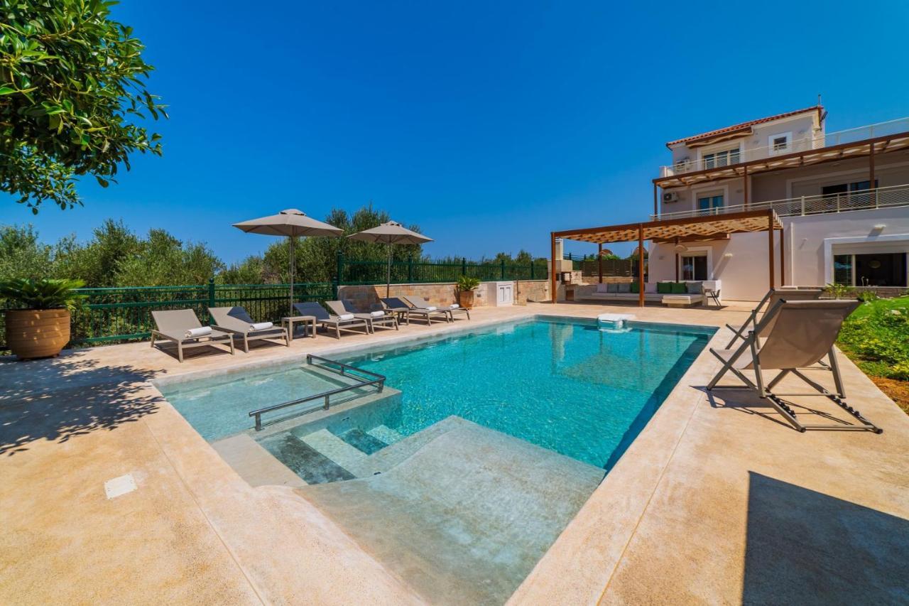 Estella Villa With Pool, Children Area, Bbq & Magnificent Views! Astérion Exterior photo