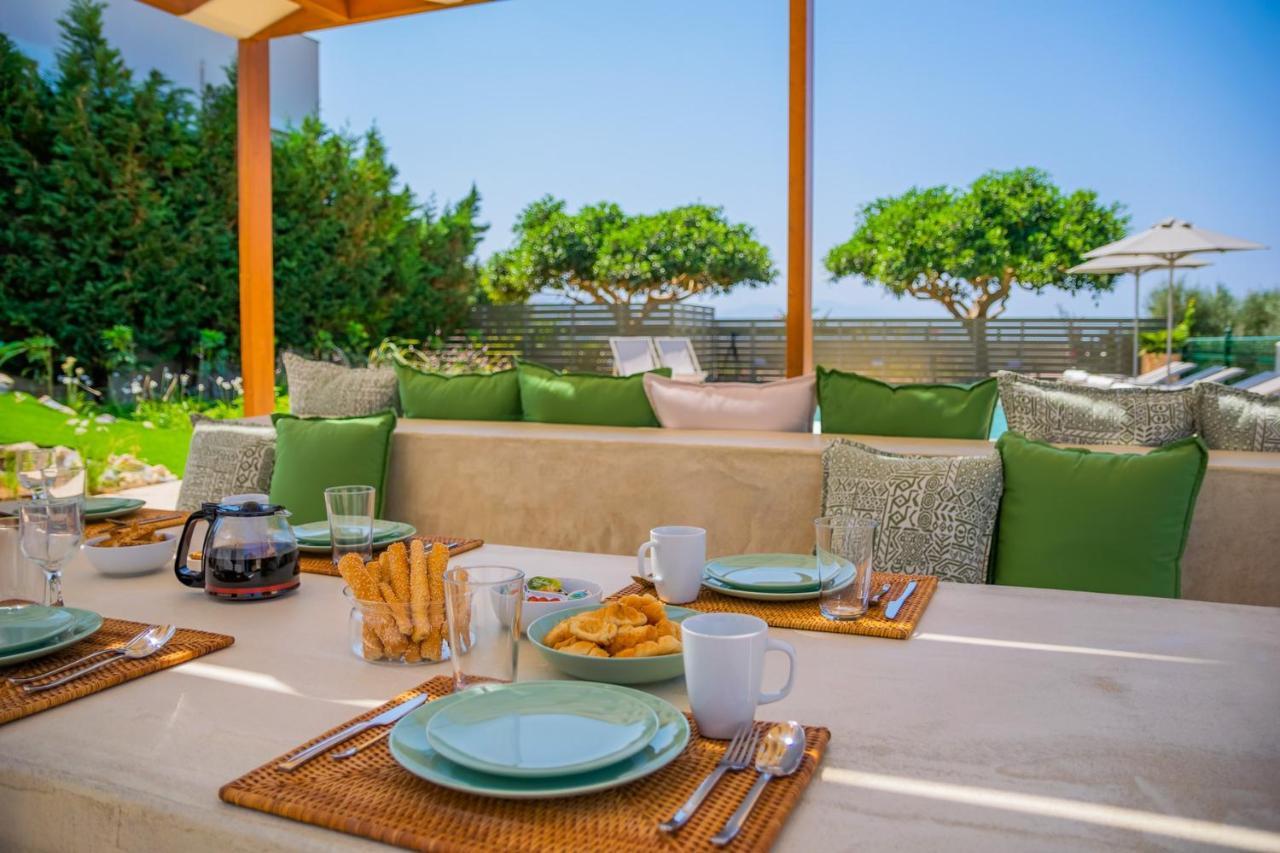 Estella Villa With Pool, Children Area, Bbq & Magnificent Views! Astérion Exterior photo