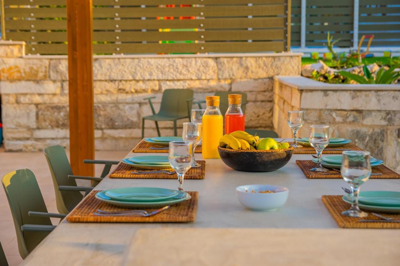 Estella Villa With Pool, Children Area, Bbq & Magnificent Views! Astérion Exterior photo