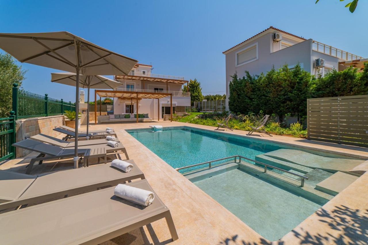 Estella Villa With Pool, Children Area, Bbq & Magnificent Views! Astérion Exterior photo