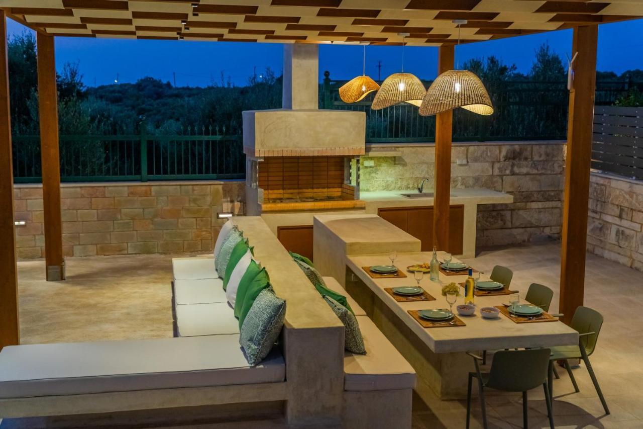 Estella Villa With Pool, Children Area, Bbq & Magnificent Views! Astérion Exterior photo
