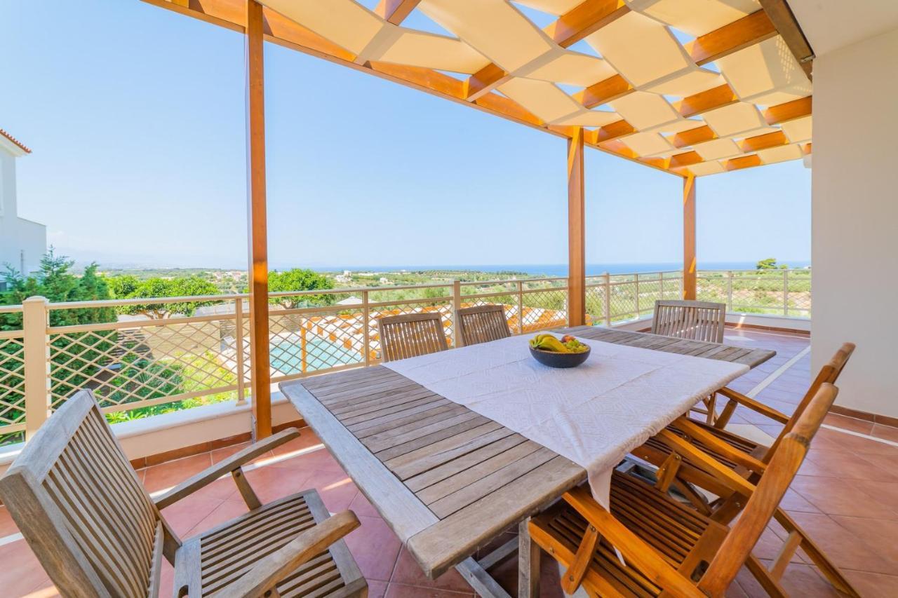 Estella Villa With Pool, Children Area, Bbq & Magnificent Views! Astérion Exterior photo
