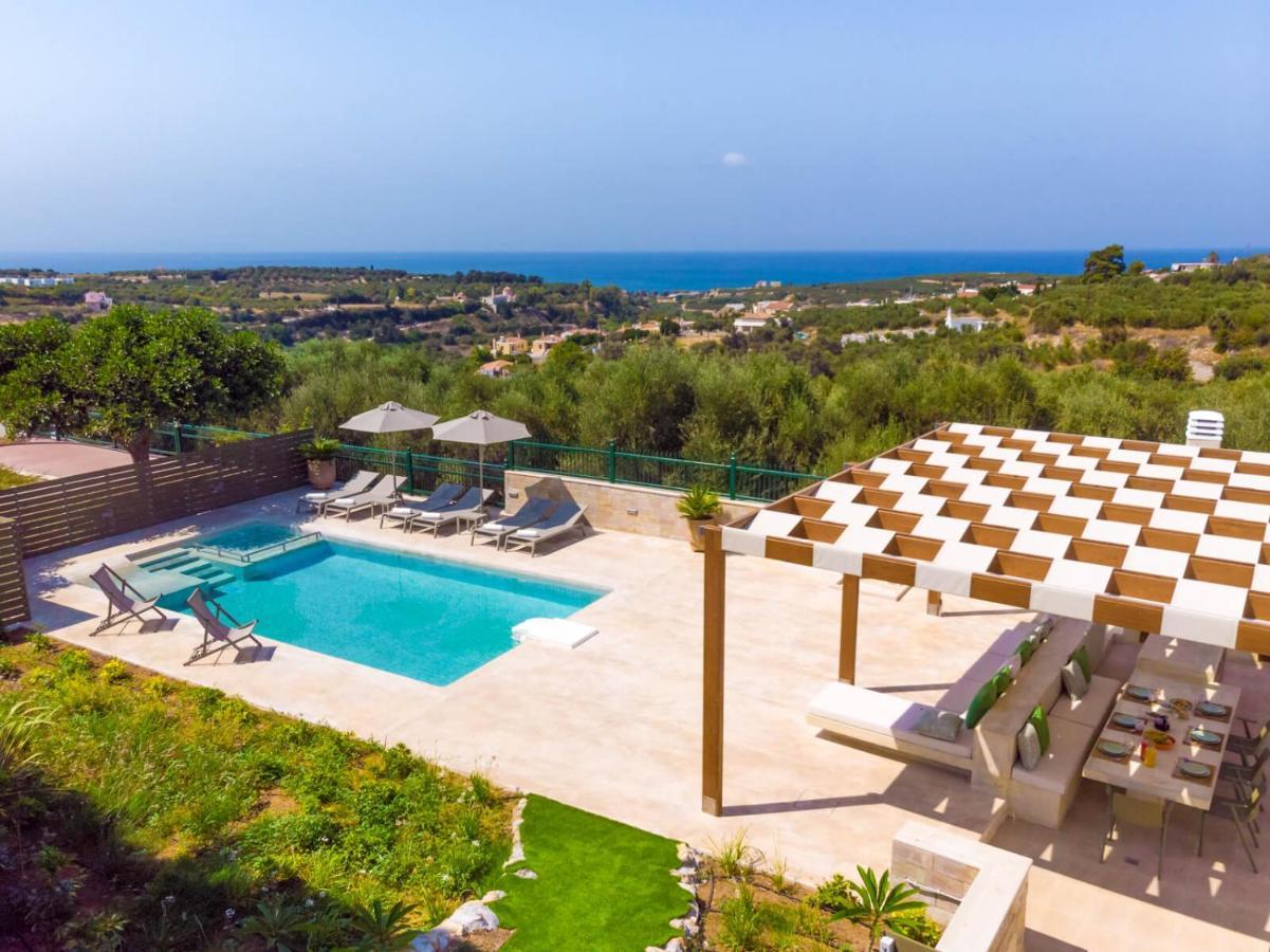 Estella Villa With Pool, Children Area, Bbq & Magnificent Views! Astérion Exterior photo
