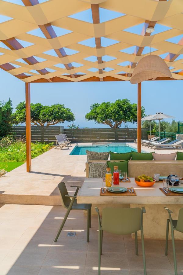 Estella Villa With Pool, Children Area, Bbq & Magnificent Views! Astérion Exterior photo