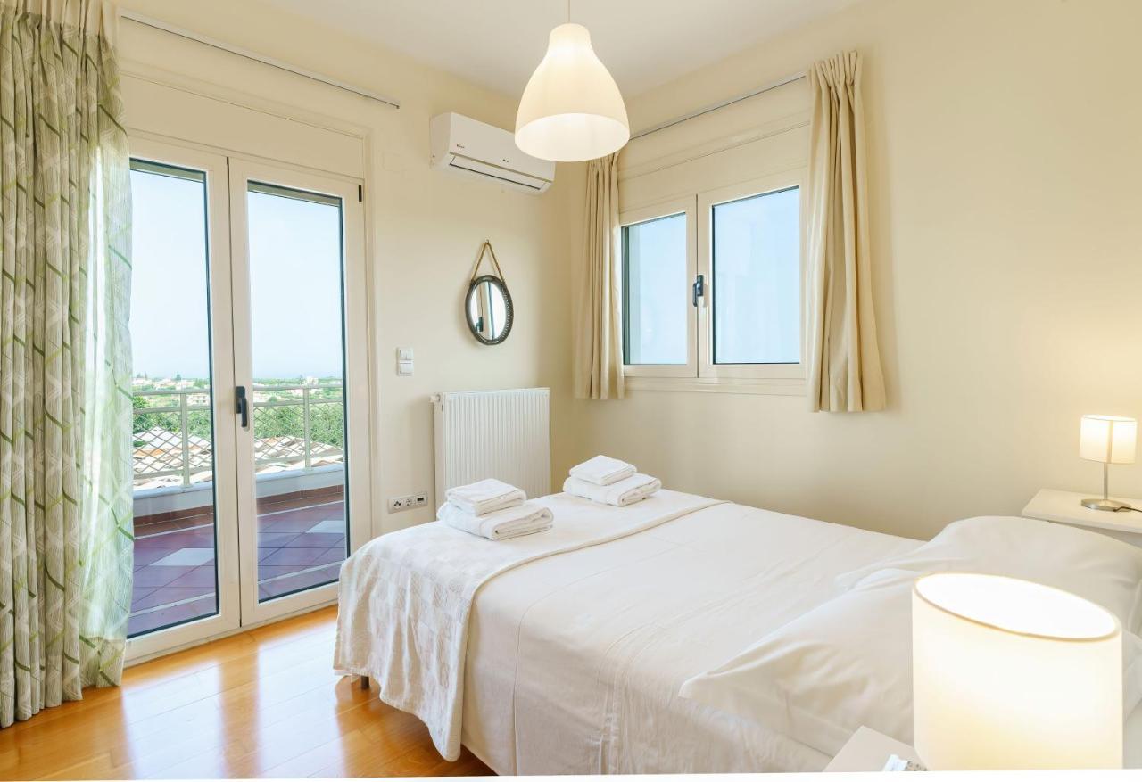 Estella Villa With Pool, Children Area, Bbq & Magnificent Views! Astérion Exterior photo